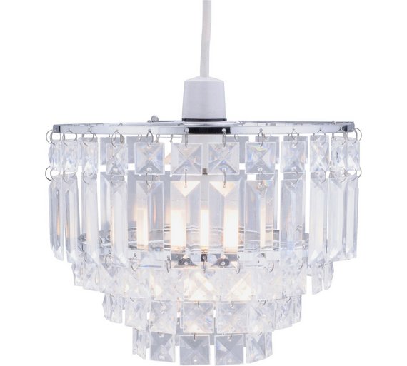 Buy Collection Olivia Beaded Shade Chrome and Clear at Argos.co.uk Your Online Shop for Lamp
