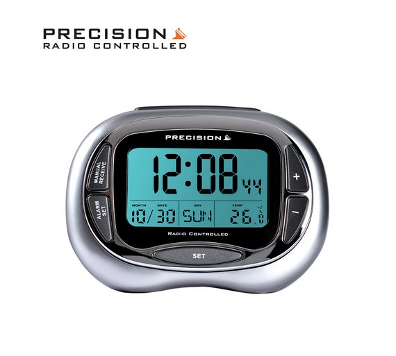 Buy Precision Radio Controlled LCD Alarm Clock at Argos.co.uk Your