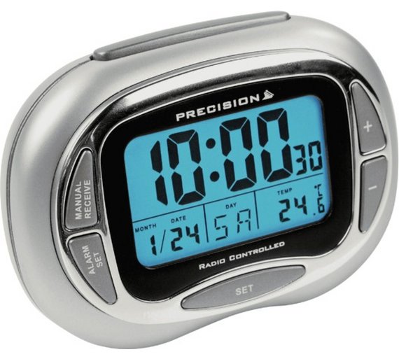 Buy Precision Radio Controlled LCD Alarm Clock at Argos.co.uk Your