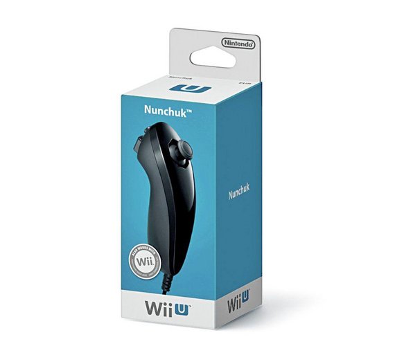 Buy Official Nintendo Wii U Nunchuk Controller Black at Argos.co.uk