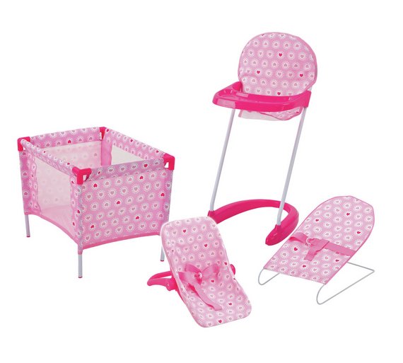 Buy Chad Valley Babies To Love Doll Sleep, Feed And Travel Set At Argos 