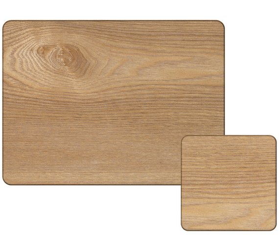 Buy Creative Tops 4 Oak Veener Mats and Coasters Wood at Argos.co.uk