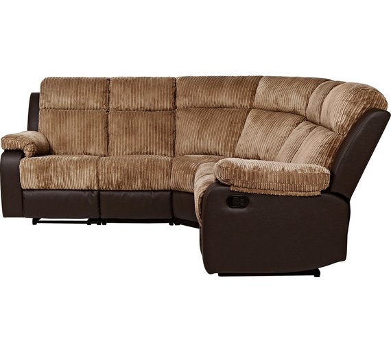 Buy Collection Bradley Dual Face Recliner Corner Sofa Natural at