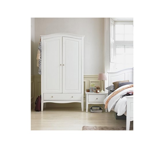 Buy Heart of House Avignon 2 Door 1 Drawer Wardrobe White at Argos.co