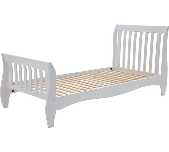 Buy Collection Daisy Single Sleigh Bed Frame White at Argos.co.uk