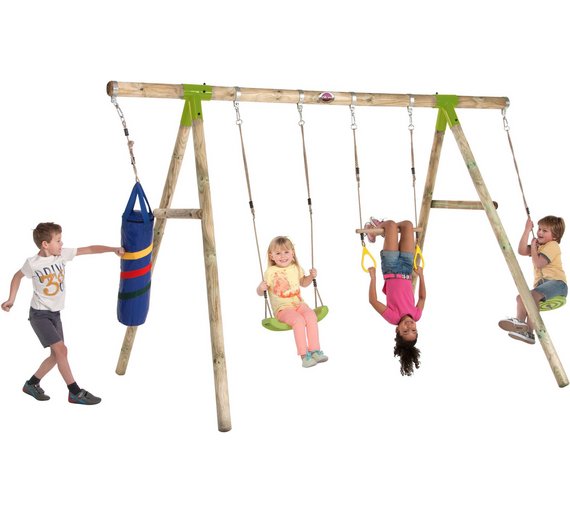 Buy Plum Capuchin Wooden Pole Swing Set at Argos.co.uk Your Online