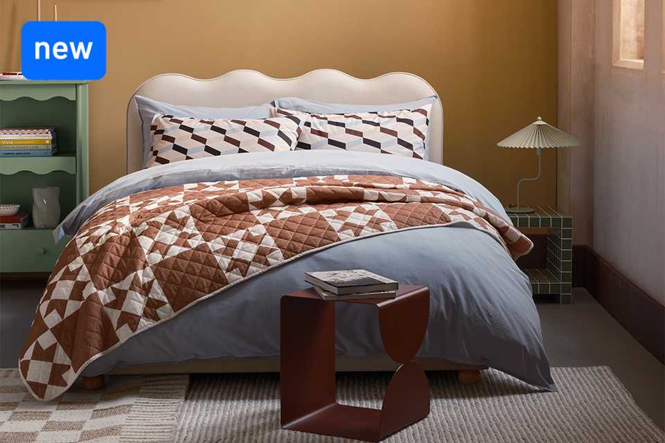 New in bedroom. Discover the latest beds, bedding, furniture and more.
