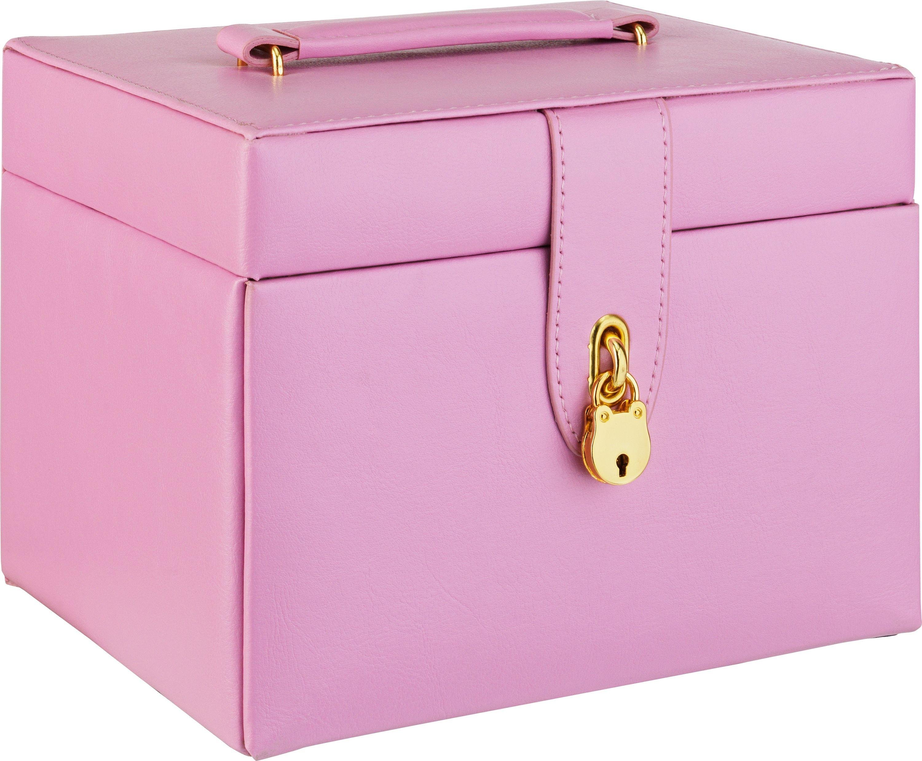 Buy Four Drawer Pink Leather Effect Jewellery Box at Argos.co.uk - Your 