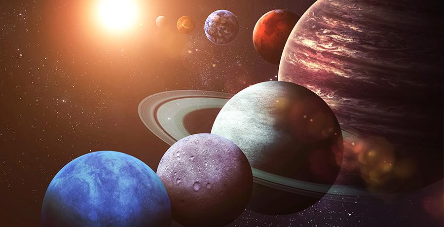 The planets.