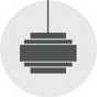 Lampshades icon.