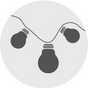 String lights icon.
