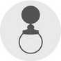 Wall lights icon.