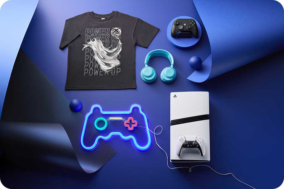 Gifts for gaming gurus. Level up their Christmas cheer.