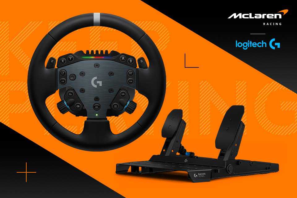 Build your dream sim racing setup with Logitech.
