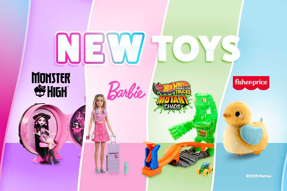 Explore newness in toys. Shop new products from the brands you love!