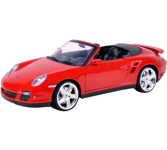 Buy Porsche 911 Turbo Cabriolet Red Collectors Model at Argos.co.uk