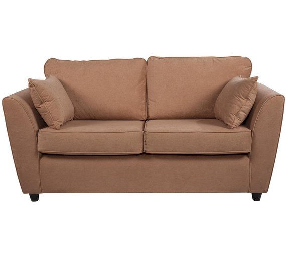 Buy HOME Eleanor 3 Seater Fabric Sofa Mink at Argos.co.uk Your