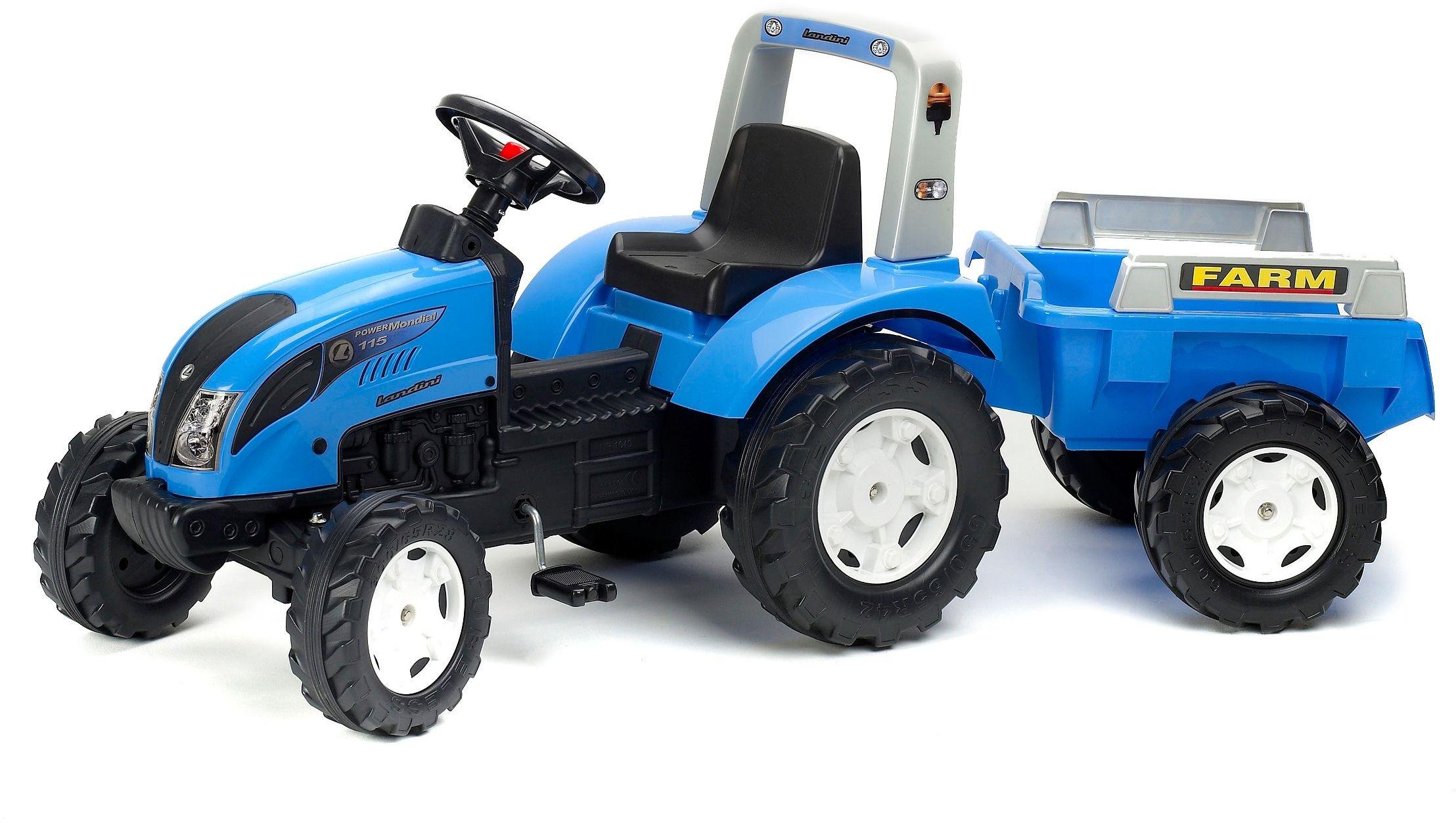 Pedal Powered Landini Tractor and Trailer review