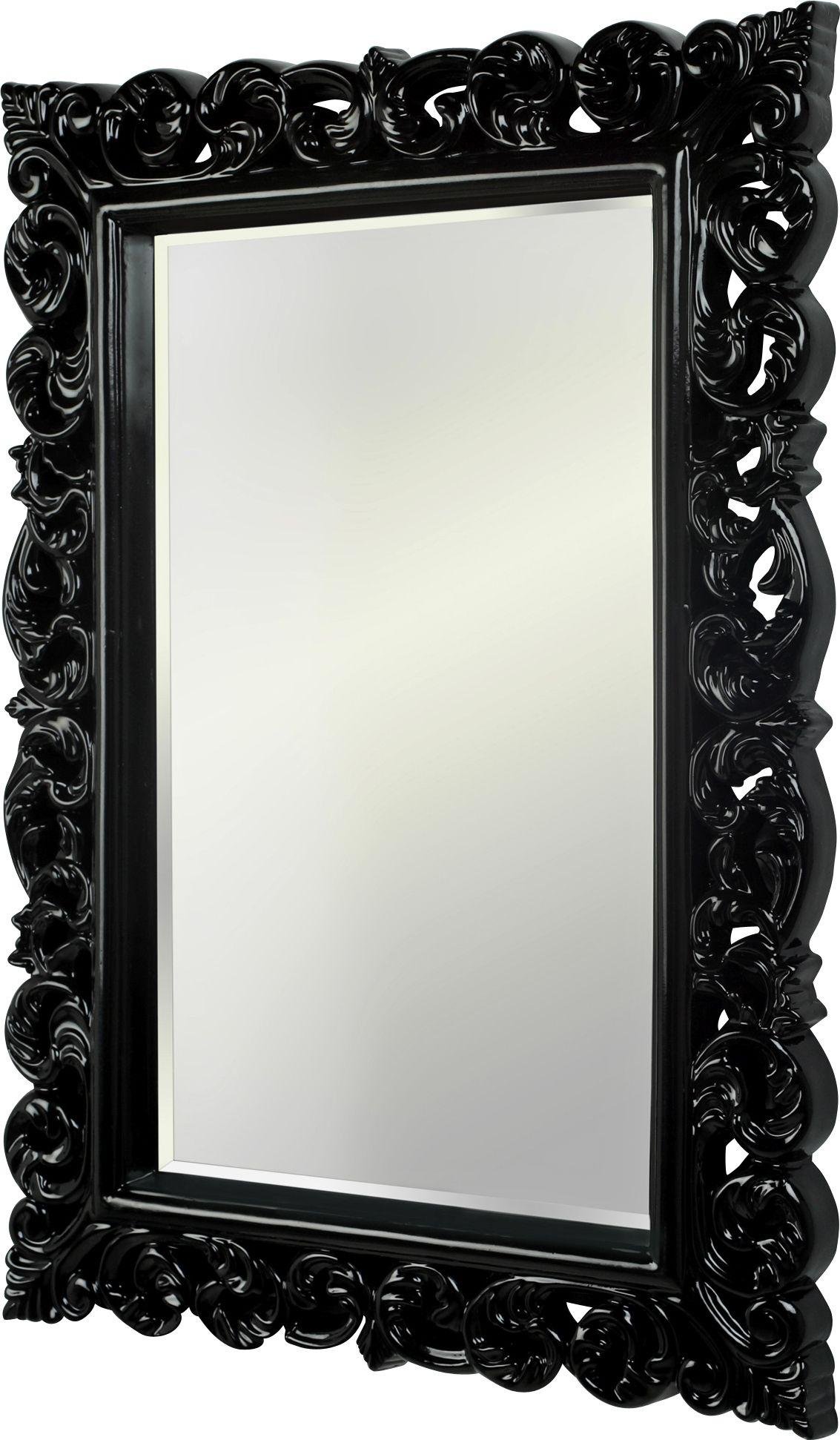 Buy Heart of House Isabella Rec High Gloss Wall Mirror Black at Argos