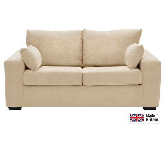 Buy Heart of House Eton 2 Seater Fabric Sofa Bed Mink at Argos.co.uk