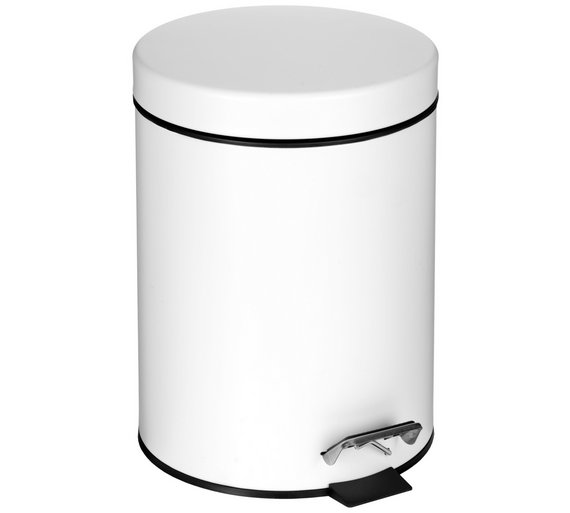 Buy Croydex 3 Litre Soft Close Pedal Bin White at Argos.co.uk Your