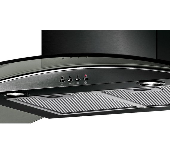 Buy Baumatic BT93BGL 90cm Glass Cooker Hood Black at Argos.co.uk