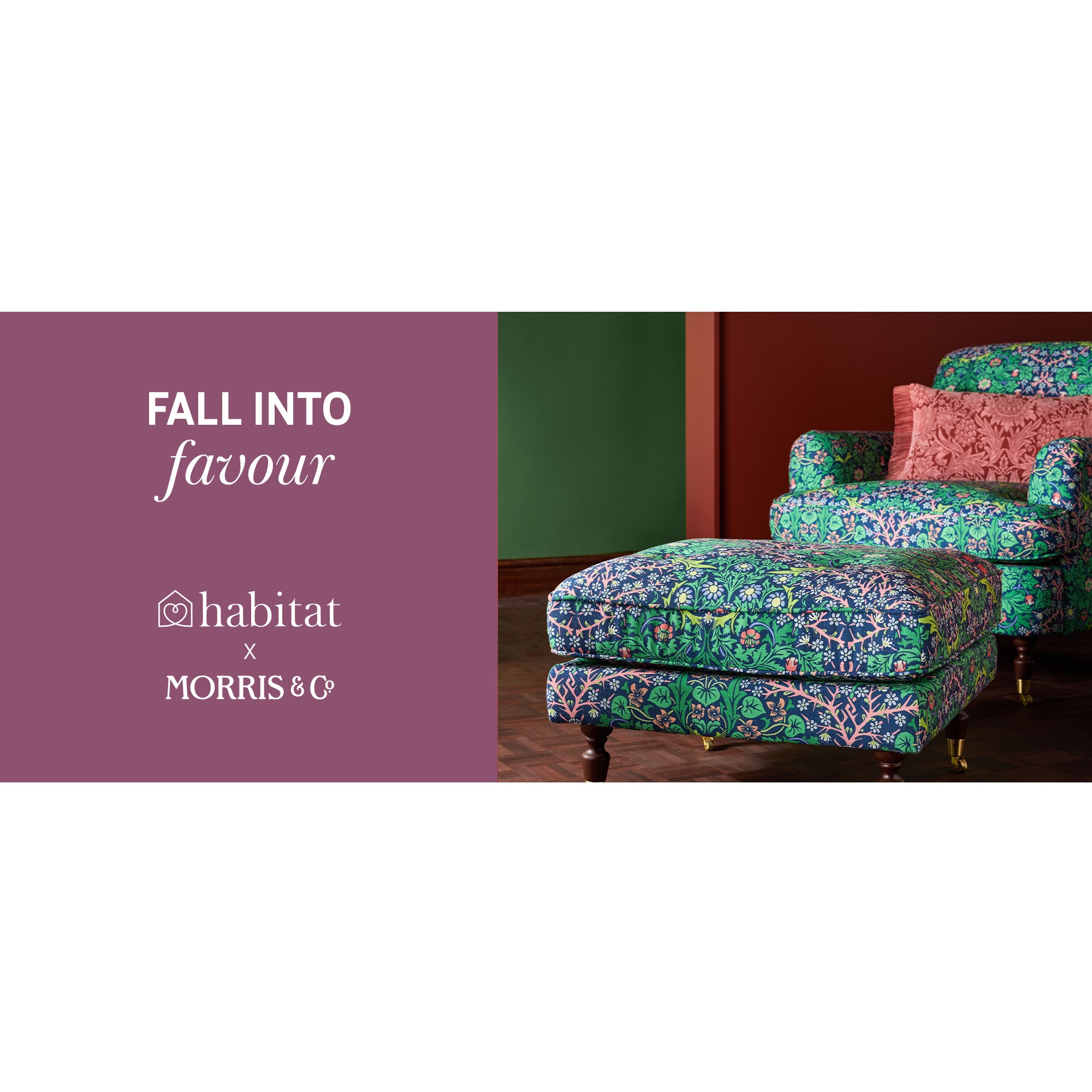 Fall into favour. Habitat x Morris & Co.