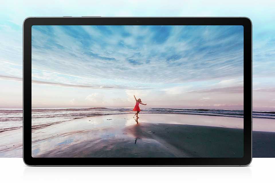 Samsung S10 LITE WIFI 128GB in silver colour.