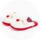 Matching family men's Christmas novelty Santa Claus slippers.