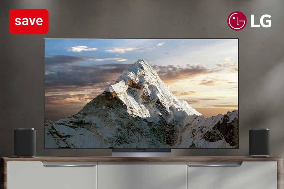 Save 20% on LG sound suite products when bought with an LG OLED TV.