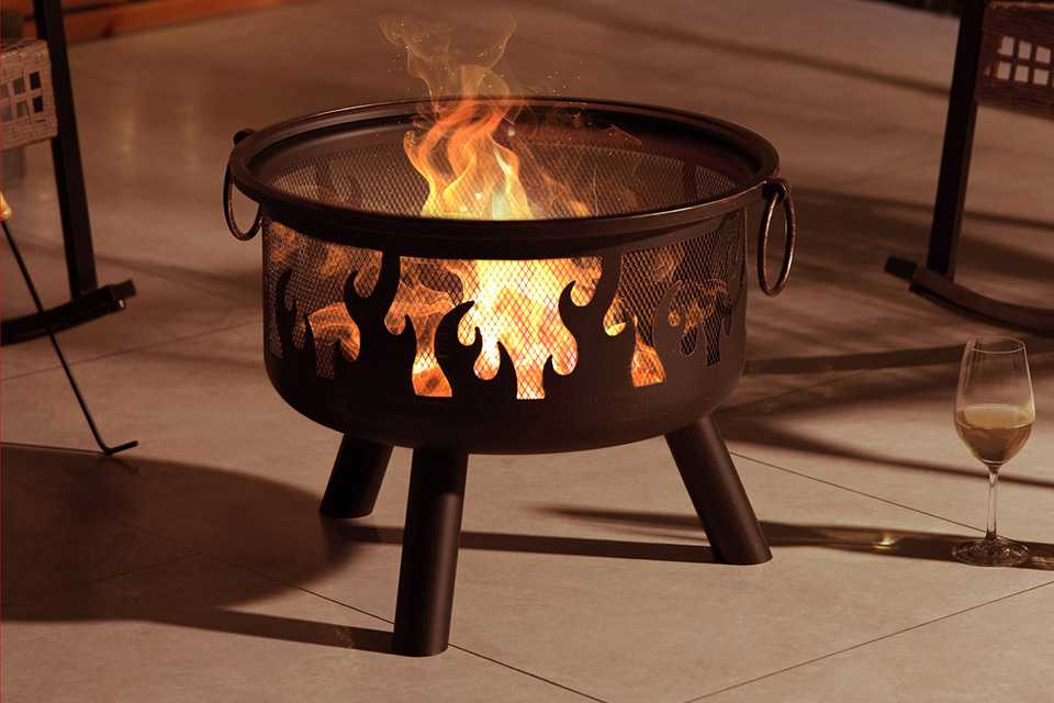 Fire pits. Keep the conversation going long after sunset.
