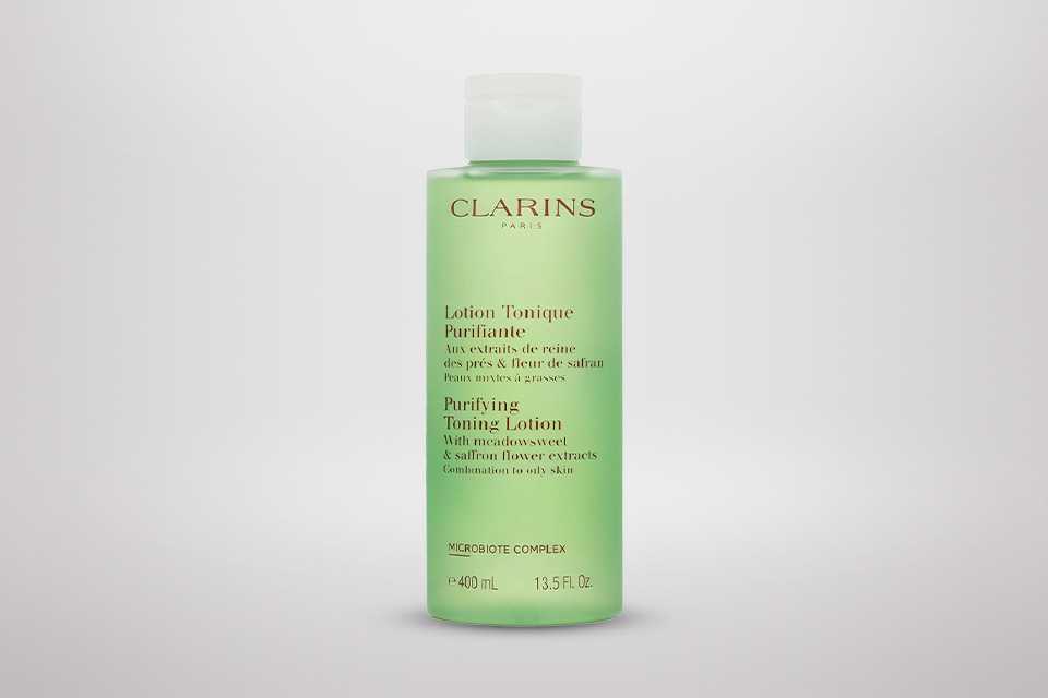 Clarins Purifying Toning Lotion.