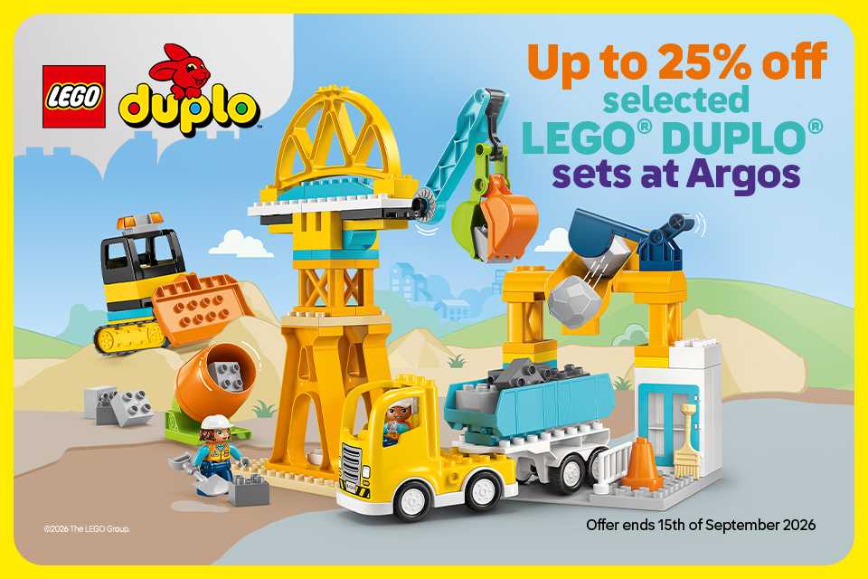 Up to 25% off selected LEGO® DUPLO® sets.