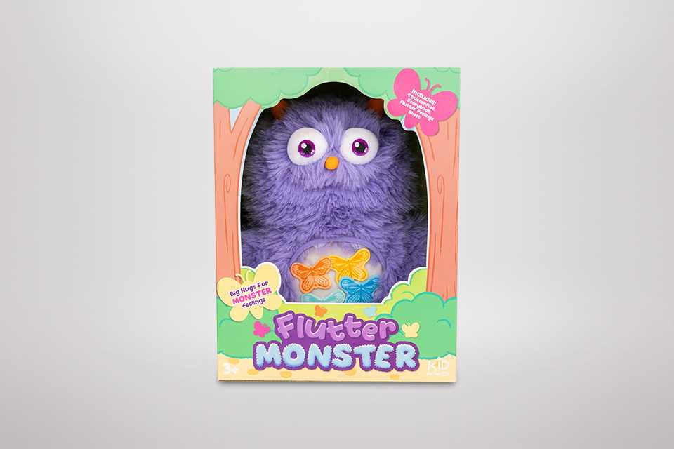 Flutter Monster 40 cm Soft Toy.