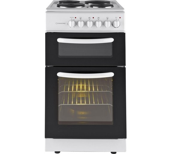 Buy Cookworks CET50W Single Electric Cooker White/Ins/Del/Rec at