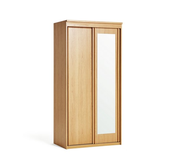 Buy Collection New Hallingford 2 Dr Sliding WardrobeOak Effect at