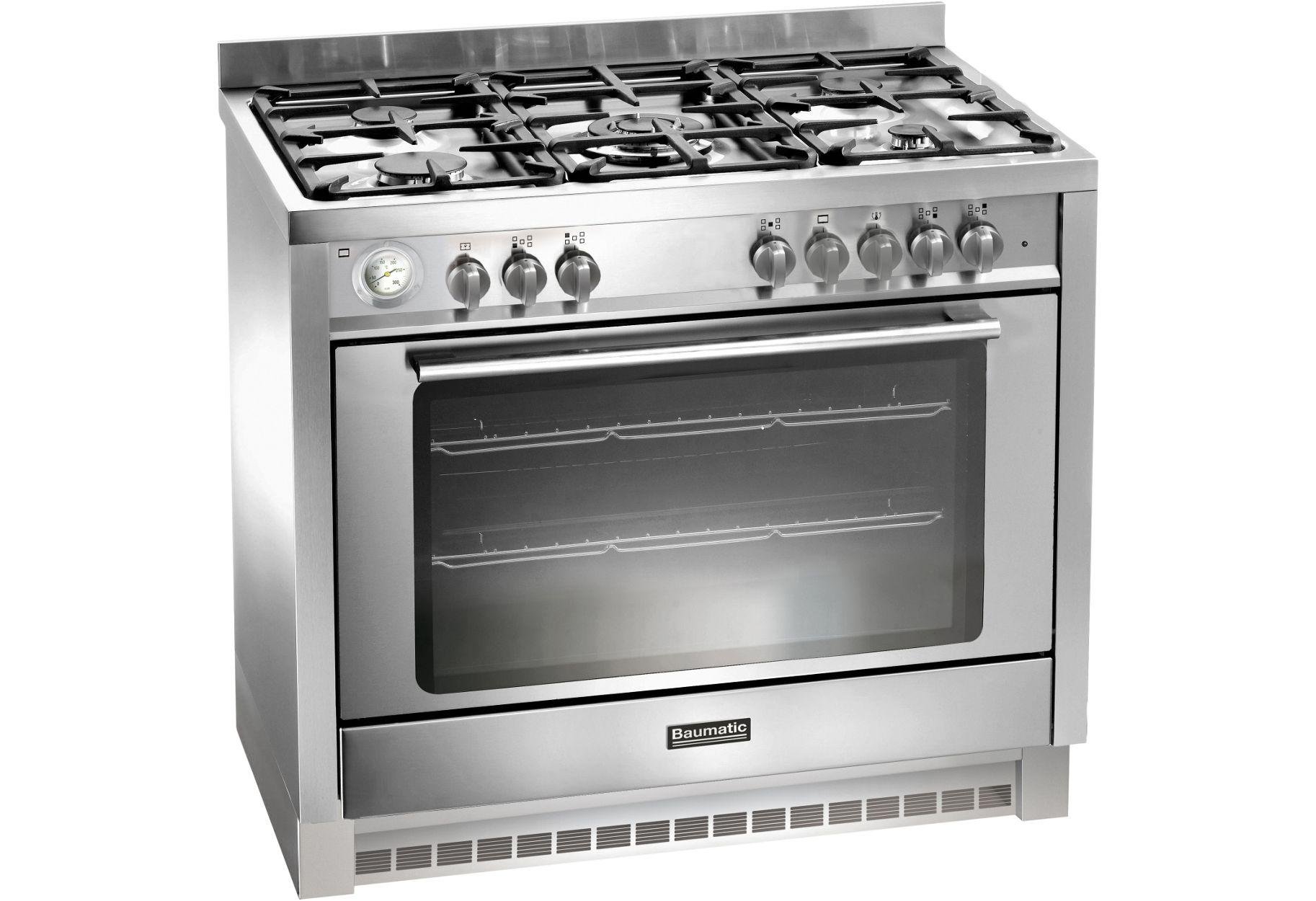 Review of Baumatic BCD905 Dual Fuel Range Cooker Stainless Steel.