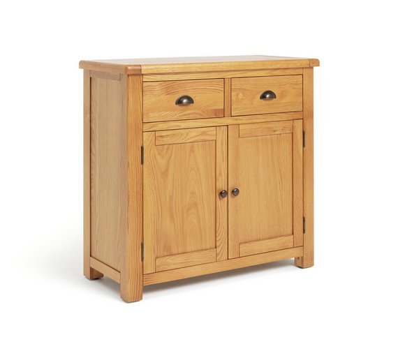 Buy Heart of House Kent Solid Oak & Oak Veneer Small Sideboard at Argos