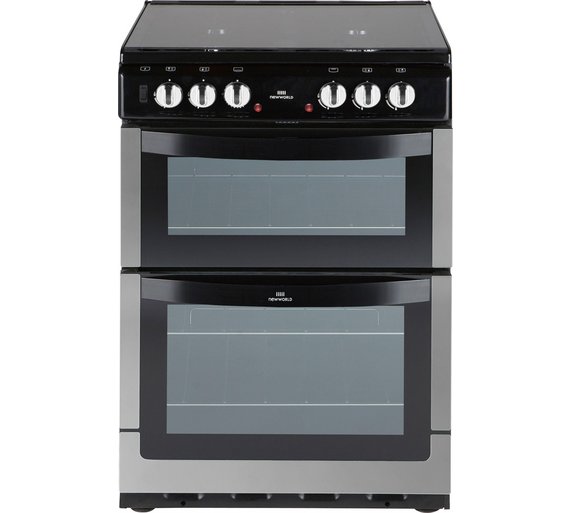Buy New World 601DFDOL Double Dual Fuel CookerStainless Steel at Argos
