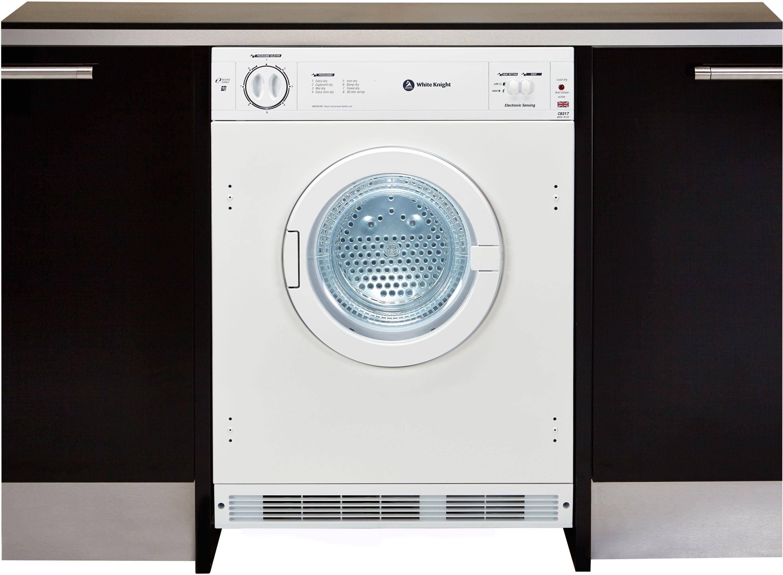 Review of White Knight C8317WV Integrated Tumble Dryer