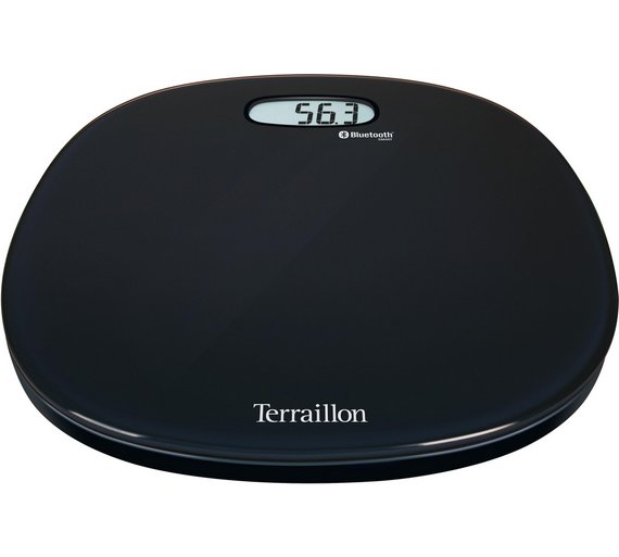 Buy Terraillon  Coach One Black Body Analyser Bathroom Scale at
