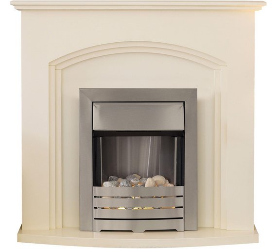 Buy Adam Truro 2kW Electric Fireplace Suite Ivory at Argos.co.uk