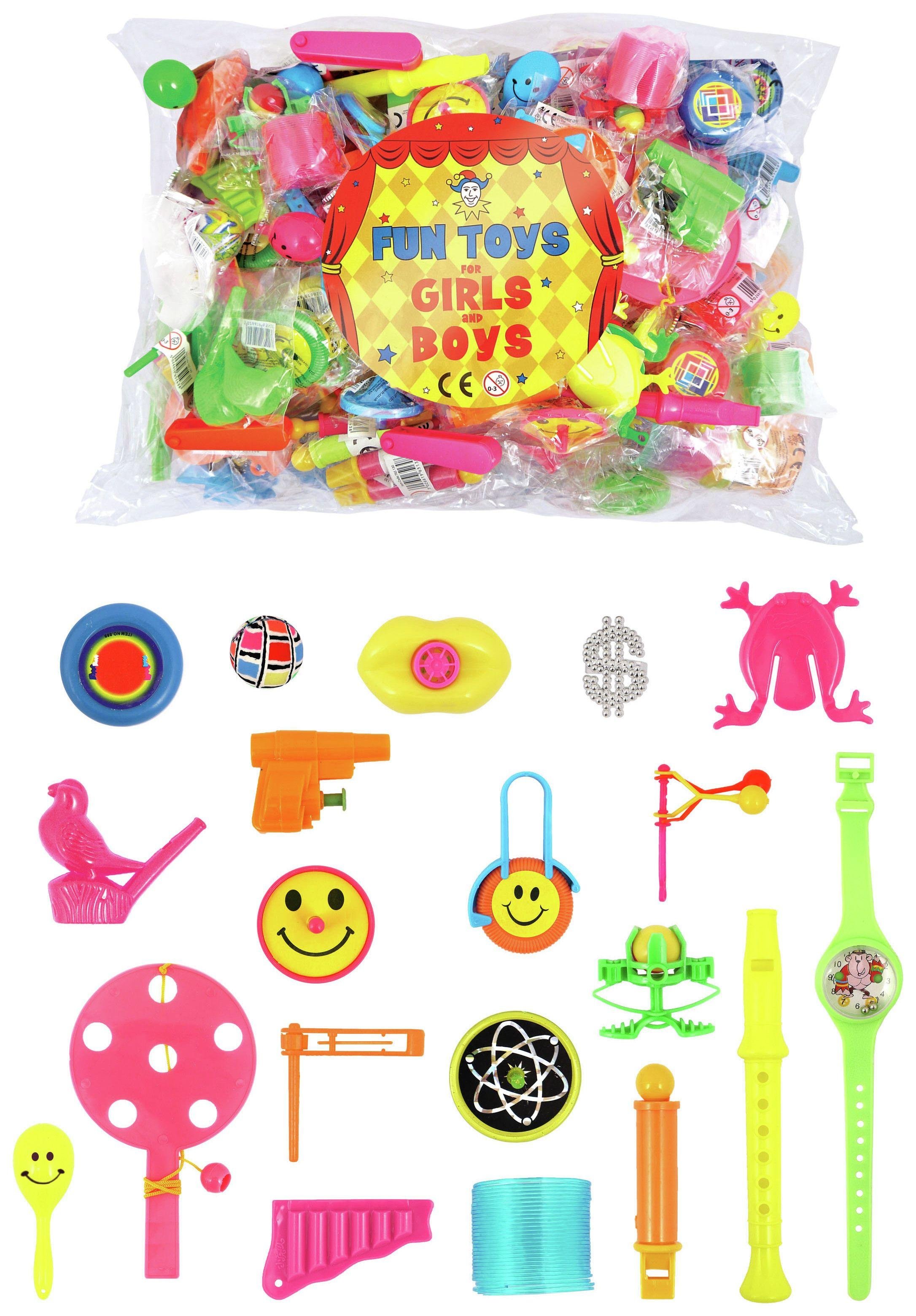 100 Piece Bag of Toy Party Favours. review