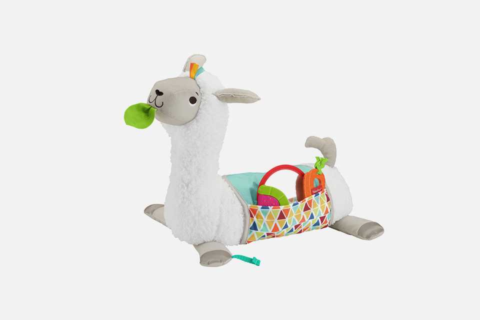 Fisher-Price Grow-with-Me Llama Tummy Time Wedge.