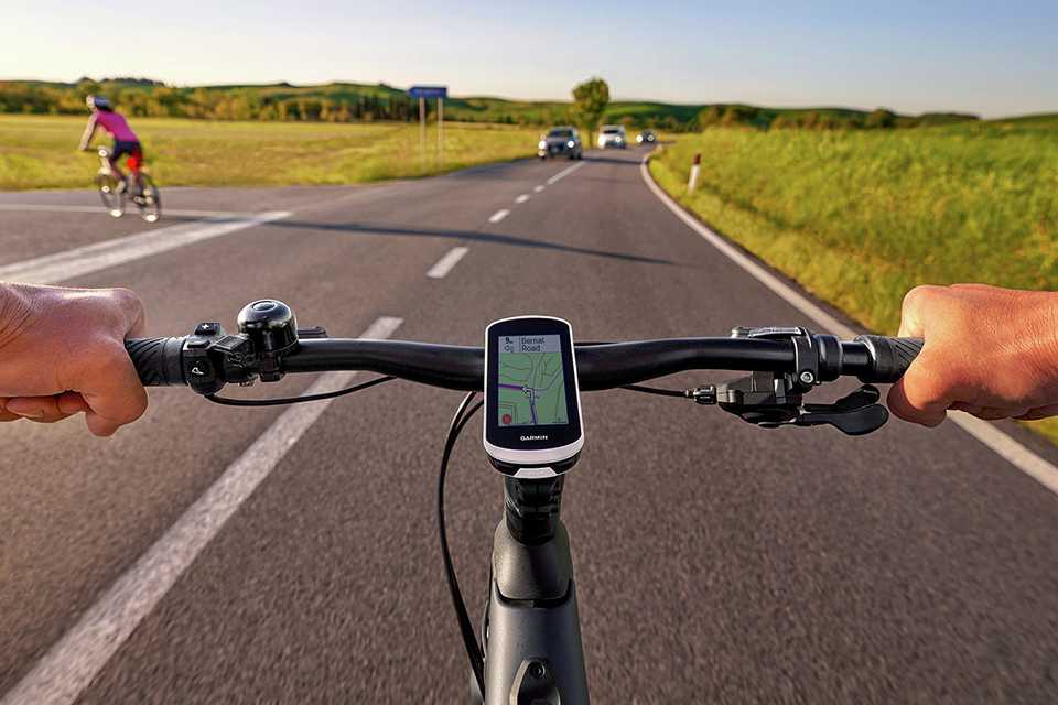 point of view image of someone cycling on a road