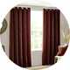 Fully lined chenille eyelet curtains in a nutmeg brown colour.