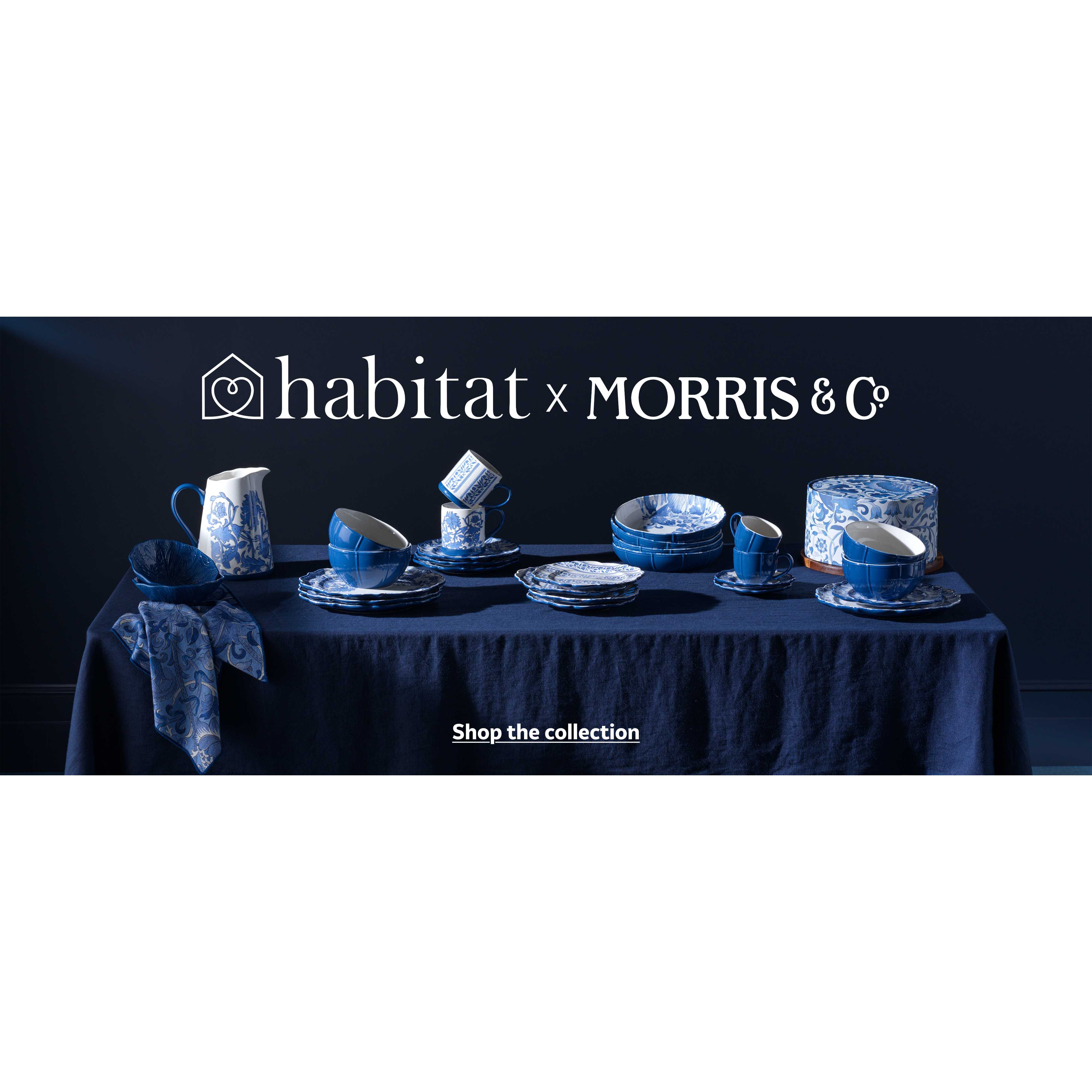 William Morris x Habitat autumn winter collaboration.