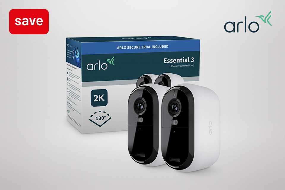 Save on selected Arlo products with Code ARLO20 or ARLO30.