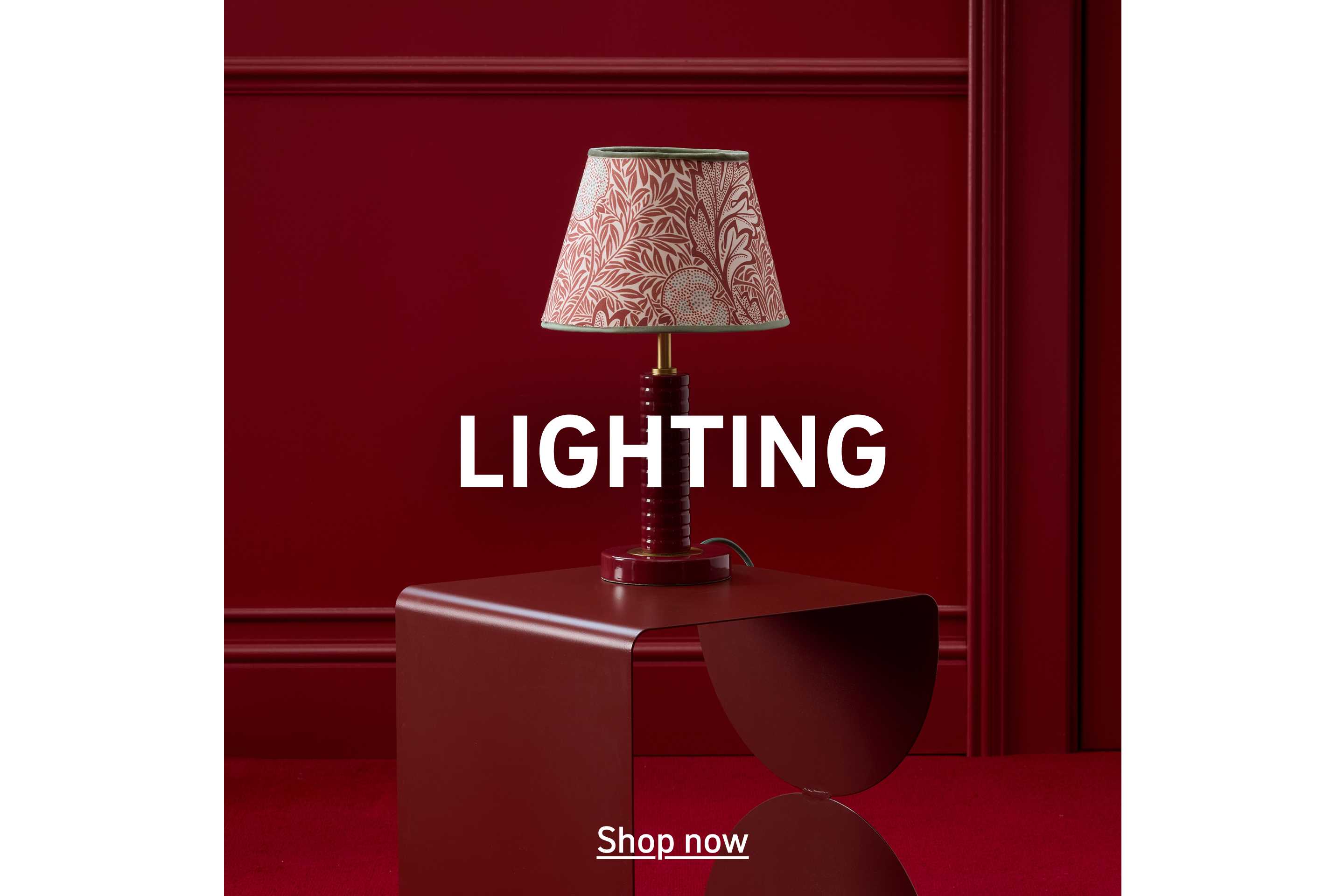 Lighting. Shop now.