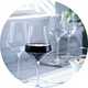 Wine glasses.